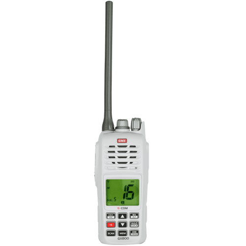 GME GX800W Handheld Marine VHF Radio 5/1 Watt - Float & Flash