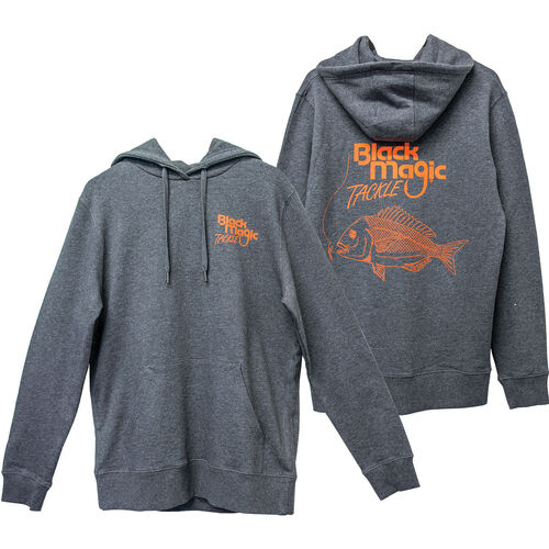Black Magic Navigator Hoodie Grey Marle Snap Large