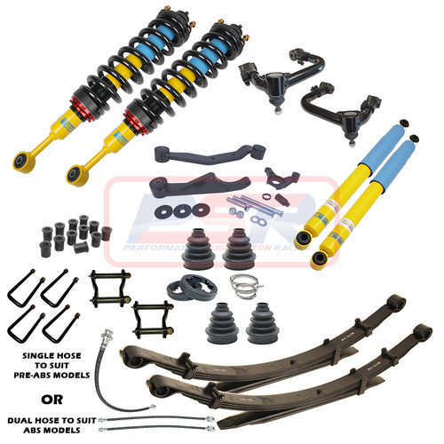 Performance Suspension Racing Bilstein 3" Lift Kit LONG TRAVEL Extreme Heavy Duty Front and Standard Duty Rear to suit Toyota Hilux N70 PRE-ABS