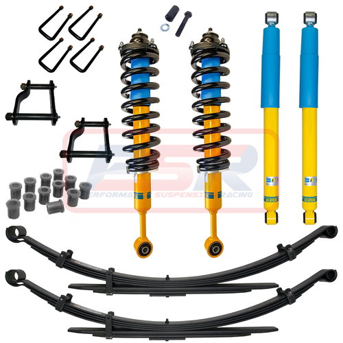Performance Suspension Racing Bilstein 2" Lift Kit Standard Duty Front and Heavy Duty Rear to suit Toyota Hilux N80