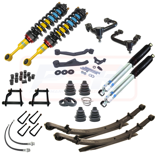 Performance Suspension Racing Bilstein 2" Lift Kit LONG TRAVEL DELUXE Extreme Heavy Duty Front and Standard Duty Rear to suit Toyota Hilux N80