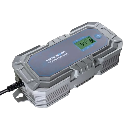Hard Korr 240V 10A 8-Stage Automatic 6V/12V Lithium Compatable Battery Charger