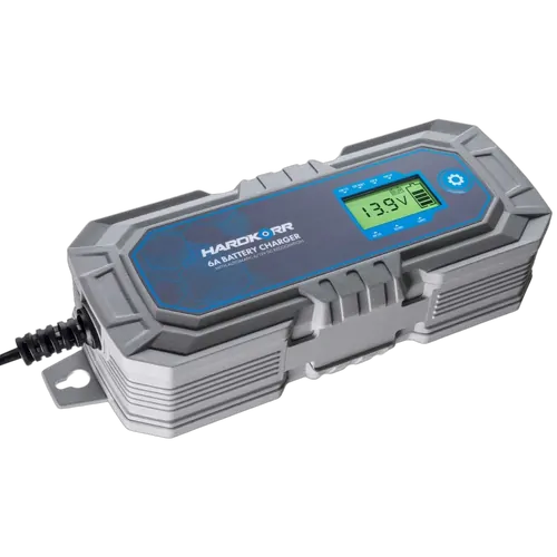 Hard Korr 240V 6A 8-Stage Automatic 6V/12V Lithium Compatable Battery Charger