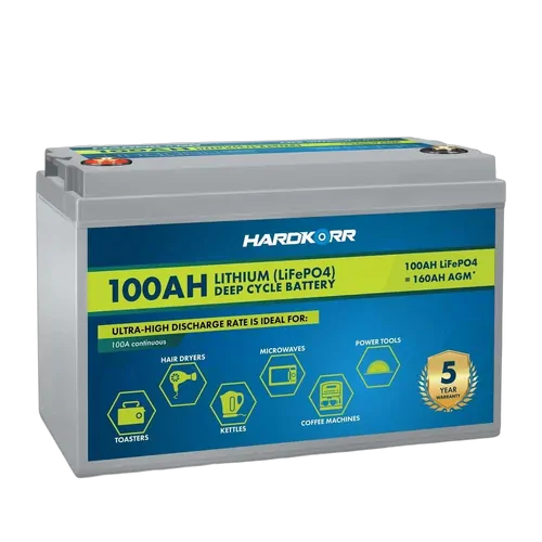 Hard Korr 100Ah Lithium (LiFePO4) Deep Cycle Battery