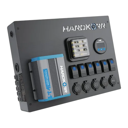 Hard Korr 12V Power Control Hub W/25A Dc-Dc Charger