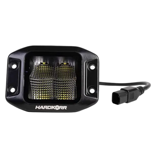 Hard Korr 40W Square Flush Mount Led Work Light 1 Lux @ 102M