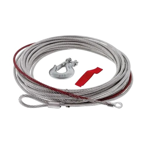 Hulk 4x4 Steel Winch Cable Replacement To Suit 9500Lb 8.33Mm X 28M Galvin