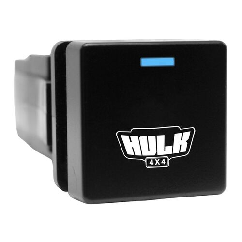 Hulk 4x4 Switch Push Button On/Off 12V Hulk 4X4 Logo T/S Isuzu D-Max MU-X, BT-50 2020 On