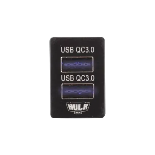 Hulk 4x4 Dual Qc3 Usb Socket For Late Toyota For Blue
