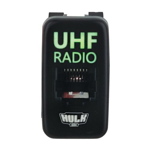 Hulk 4x4 Rj45 Uhf Socket Oe Rpl To Suit Early Toyota Green Led