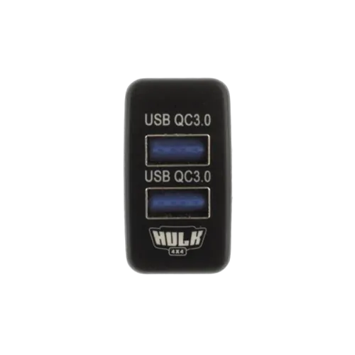 Dual Qc3 Usb Socket For Early Toyota For Blue