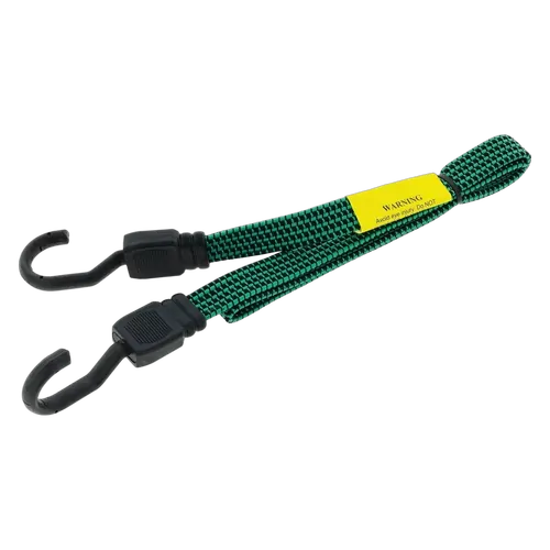Hulk 4x4 Fat Bungee Strap 100Cm Green Tie Down Non Scratch Hook