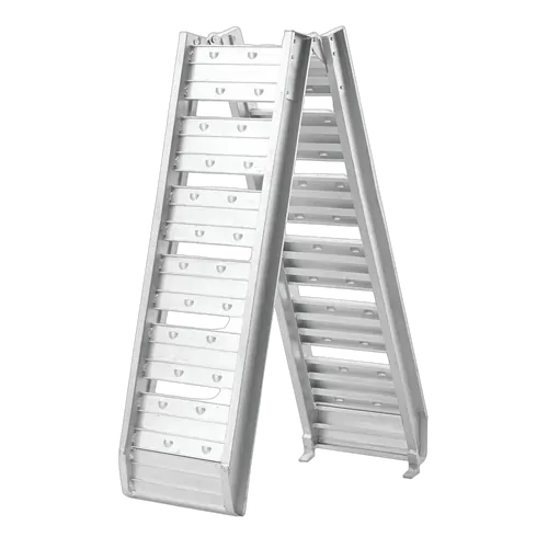 Hulk 4x4 Motorcycle Ramp 200Kg Each 1.82M Aluminium Folds Flat