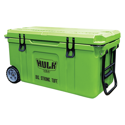 Hulk 4X4 75L Portable Ice Cooler Box On Wheels & Folding Handel