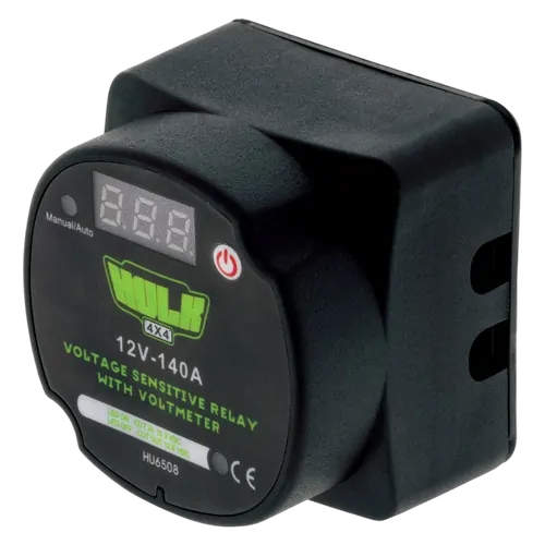 Hulk 4x4 Vsr & Voltmeter 140Amp 12V Cut In 13.3V Cut Out 12.8V