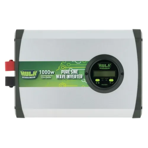Hulk 4x4 Pure Sine Wave Inverter 1000W 12Vdc To 240Vac True Sine Wave