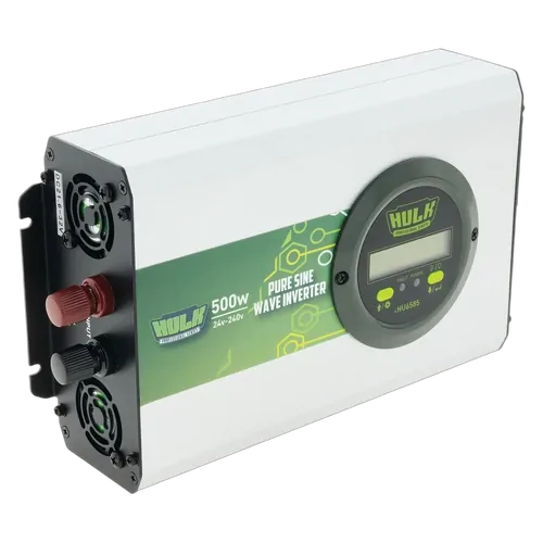 Hulk 4x4 Pure Sine Wave Inverter 500W 24Vdc To 240Vac True Sine Wave