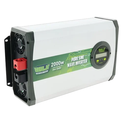 Hulk 4x4 Pure Sine Wave Inverter 2000W 24Vdc To 240Vac True Sine Wave