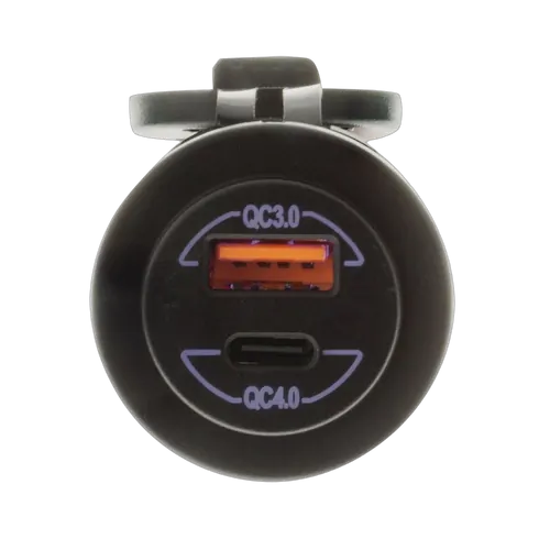 Hulk 4x4 Dual Usb Socket Port 1: Qc3 18W, Port 2: Type C Qc4 36W