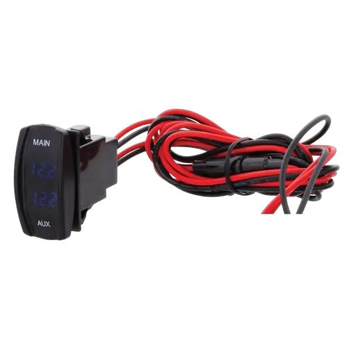 Hulk 4x4 Contour Carling Rocker Dual Voltmeter Blue Led