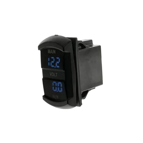 Switch Size Dual Voltmeter