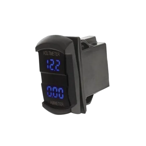 Switch Size Dual Voltmeter & Ammeter