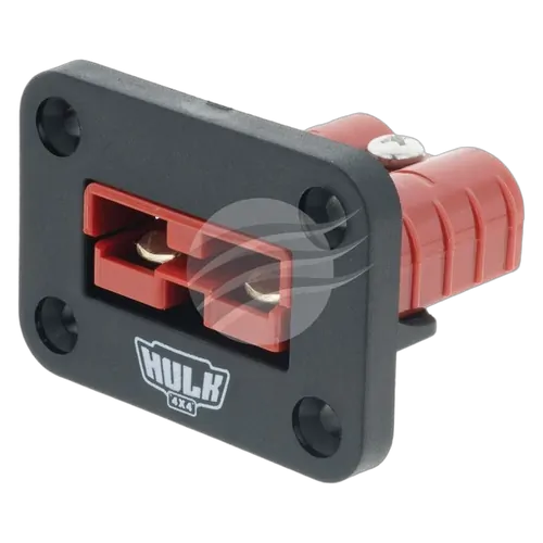 Hulk 4x4 Single Flush Mount Housing 50A Ando Style Plug Red