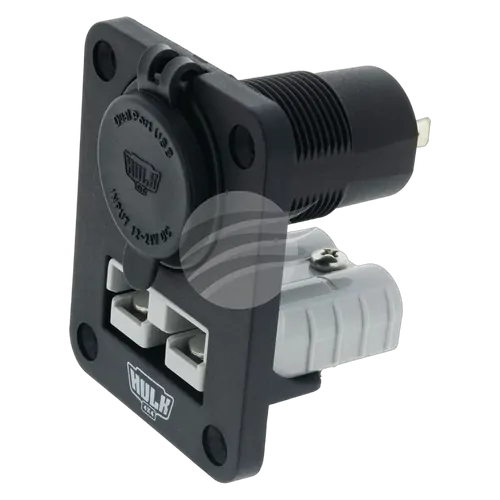 Hulk 4x4 Double Flush Mount Housing 50Amp Anderson Style Plug