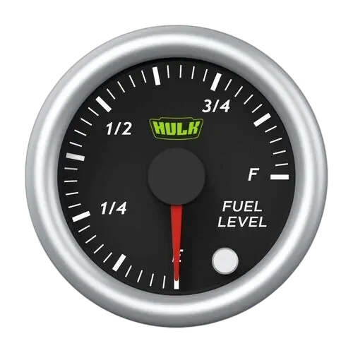 Fuel Level Gauge 12 Volt, 10 Colour Illumination, 52mm / 2"