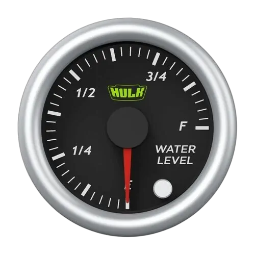 Water Level Gauge 12 Volt, 10 Colour Illumination, 52mm / 2"