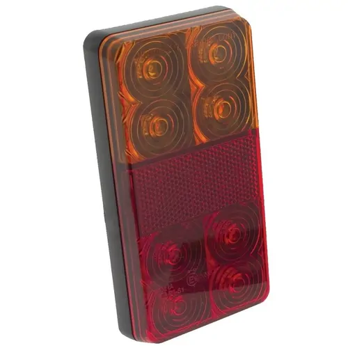 Hulk 4x4 Led Stop/Tail/Indicator Lamp 12V With Reflex Reflector