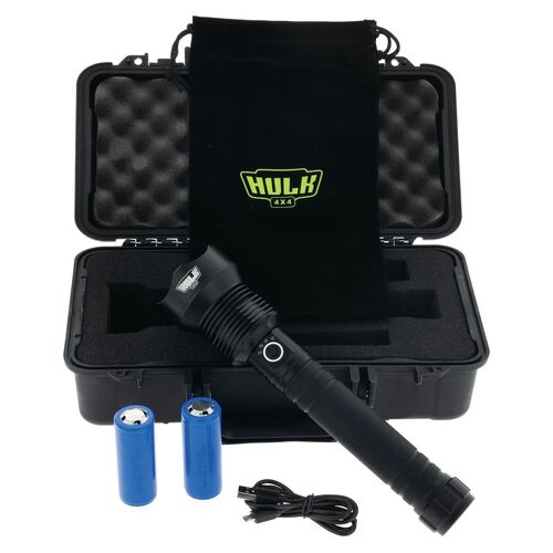 Hulk 4x4 30W High Power Rechargeable Led Torch 3 Modes 2800Lm