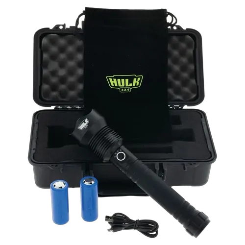 Hulk 4x4 30W High Power Rechargeable Led Torch 3 Modes 2800Lm