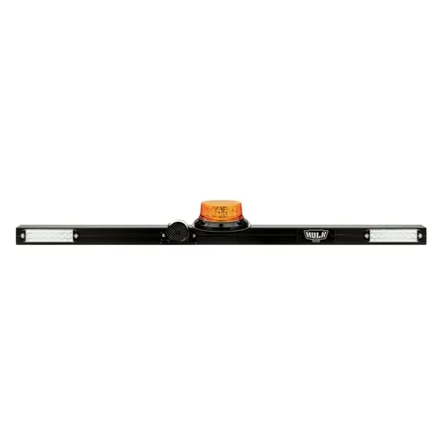 Hulk 4x4 Minebar 1275Mm 12/24V W/Amber Led Beacon, 87Db Brdbnd Alrm &