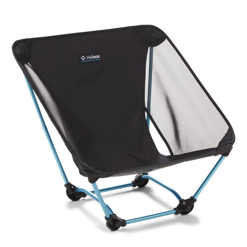 HELINOX Ground Chair Black with Blue Frame