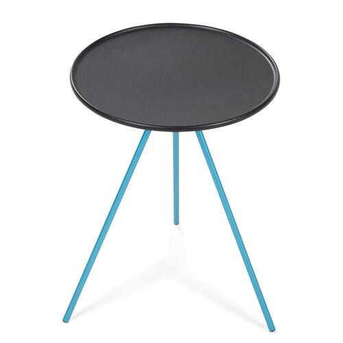 HELINOX Side Table Medium Black with Blue Frame