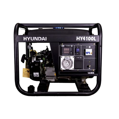 Hyundai Portable Petrol Inverter Generator 3.3kW/ 4kVA HY4100L