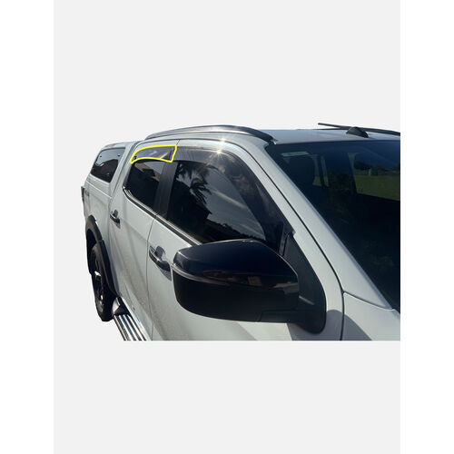 Sunland-Protection Slimline Weathershield To Suit Isuzu D Max Rg D/Tint Rear Driv