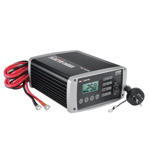 12V Automatic RV 25 Amp 7 Stage Battery Charger Multi Chemistry Lithium