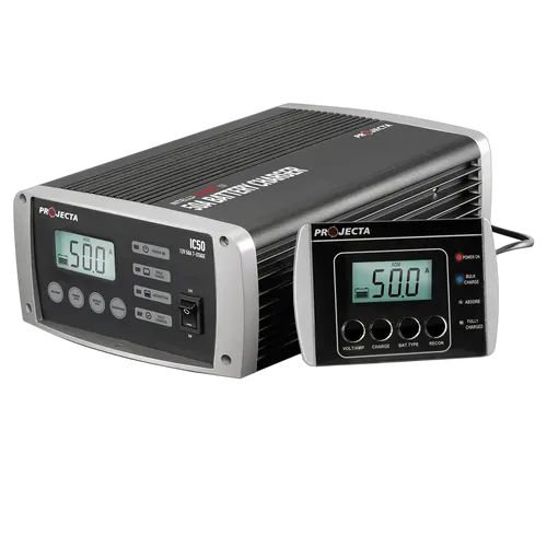 12V Automatic 50 Amp 7 Stage Battery Charger Multi Chemistry Lithium