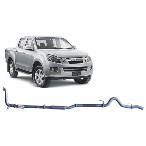 Redback Exhaust For Isuzu D-MAX 2012 - 2016 4JJ1-TCX 3.0 Litre No Catalytic Converter - Pipe Only