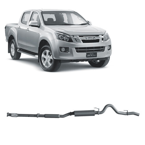 Redback 4x4 Exhaust System for Isuzu D-MAX (2016 - 06/2020)