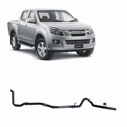 Redback Exhaust For Isuzu D-MAX 2016 Onwards 4JJ1-TC 3.0 Litre Pipe Only