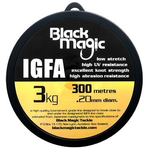 Black Magic IGFA 3KG Clear 300M Monofilament