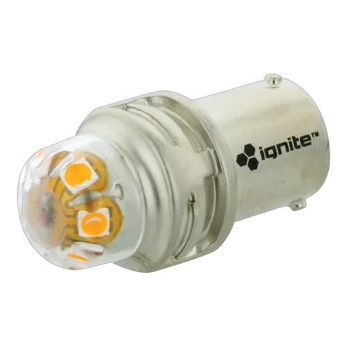 Ignite Bau15S Base Amber 12/24V 900 Lumens (Pkt2)