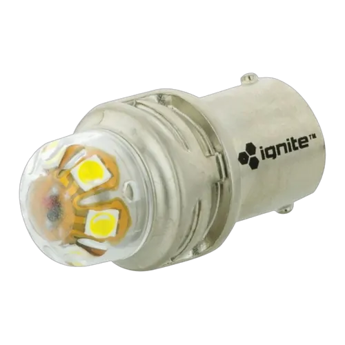 Ignite Ba15S White 12/24V 900 Lumens (Pkt2)
