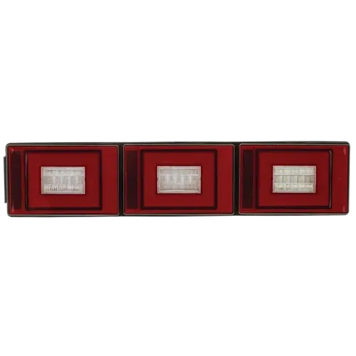 Ignite Zeon Led Jumbo Triple Comb Lamp Stop/Tail/Indicator/Rev Lamp 10-30V 0.5M Cable Horizontal/Vertical Mount