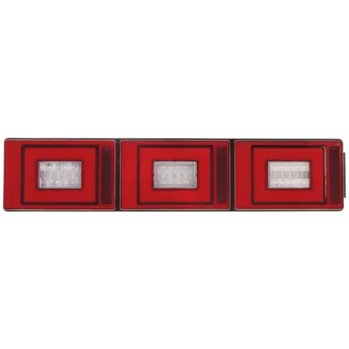 Ignite Zeon Led Jumbo Triple Comb Lamp Stop/Tail/Indicator Lamp 10-30V 0.5M Cable Horizontal/Vertical Mount