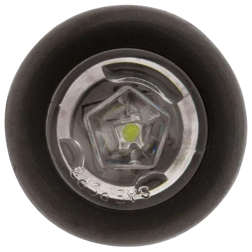 Ignite Led White Front Position Marker Lamp 12V W/ Rubber Housing 28Mm X 25Mm