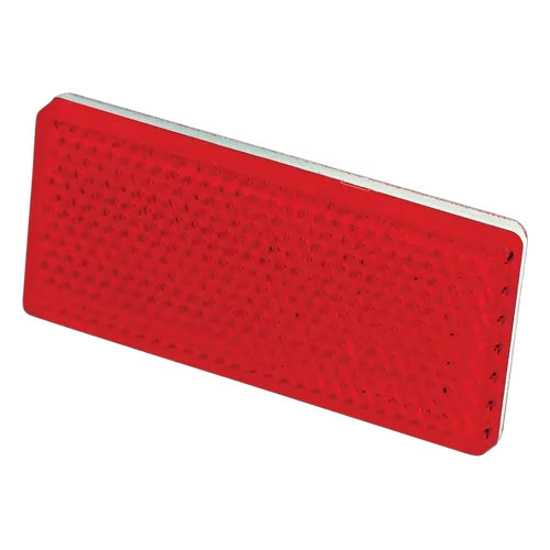 Ignite Pkt 2 Red Reflector 3M Self Adhesive Mounting Base 70 X 30 X 6Mm